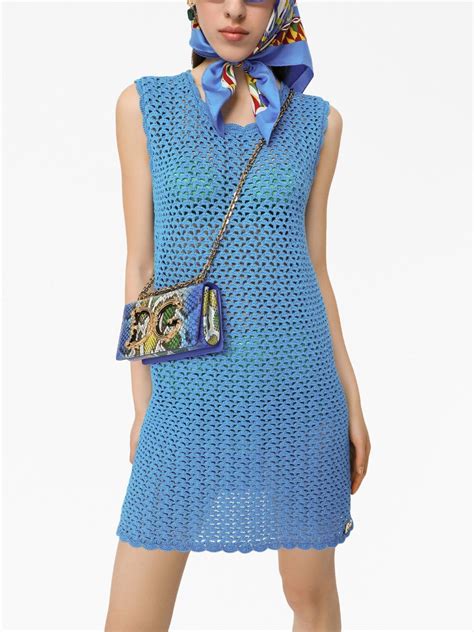 dolce gabbana crocheted sleeveless top|Dolce & Gabbana crochet.